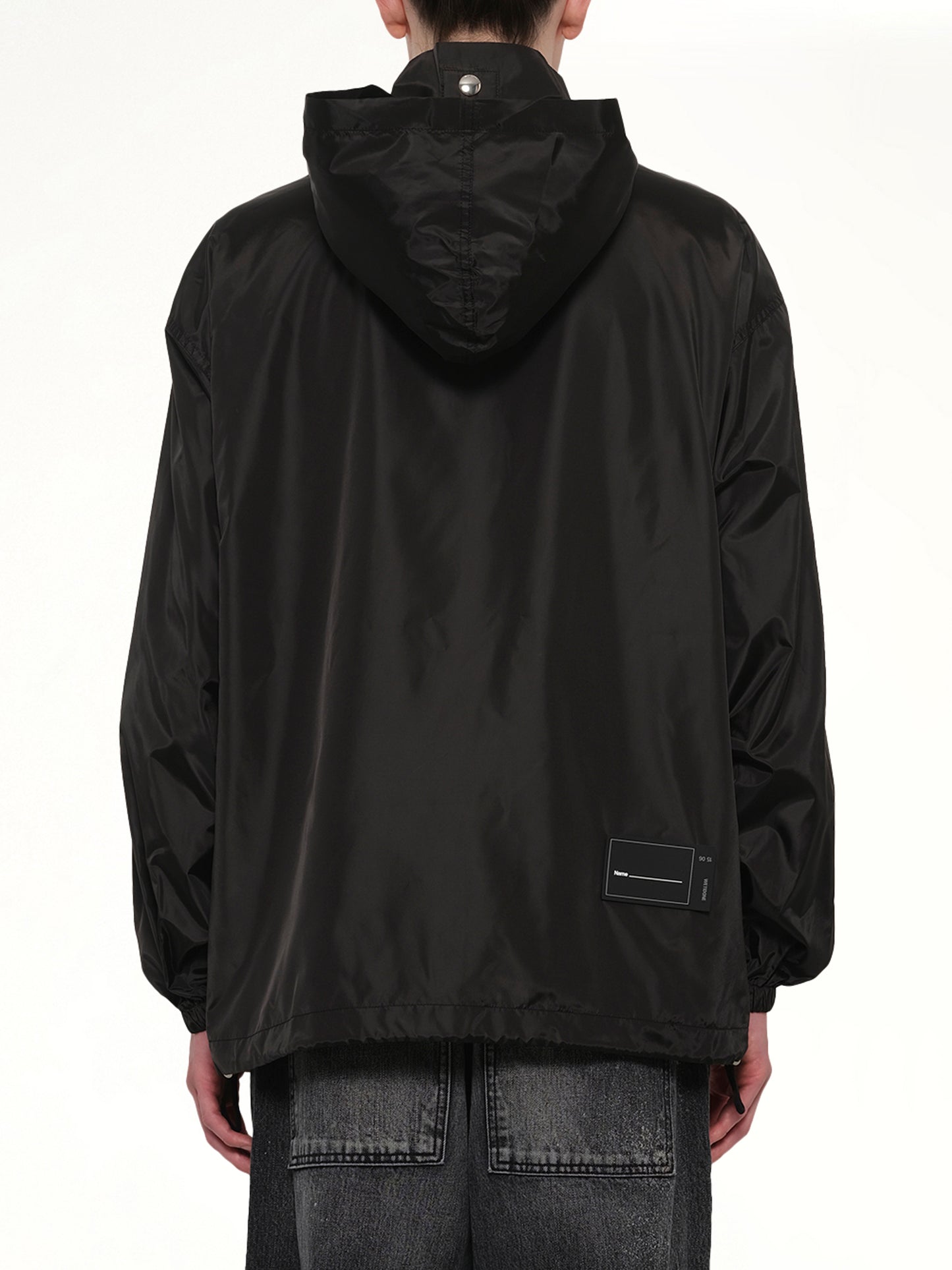 Logo Windbreaker Jacket in Black