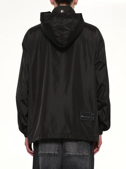 Logo Windbreaker Jacket in Black