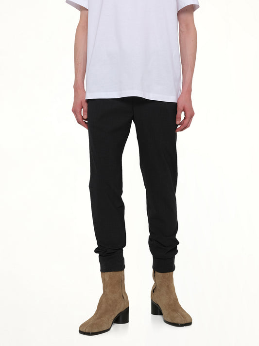 Cuffed Trouser in Grey