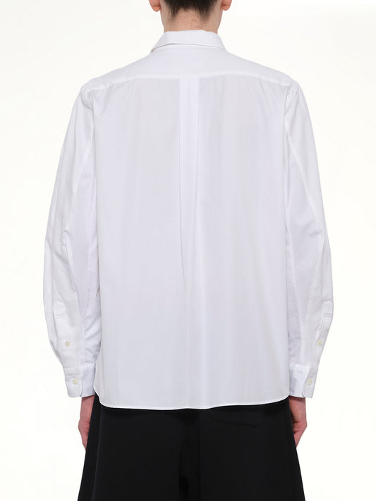 Poplin Shirt in Off White