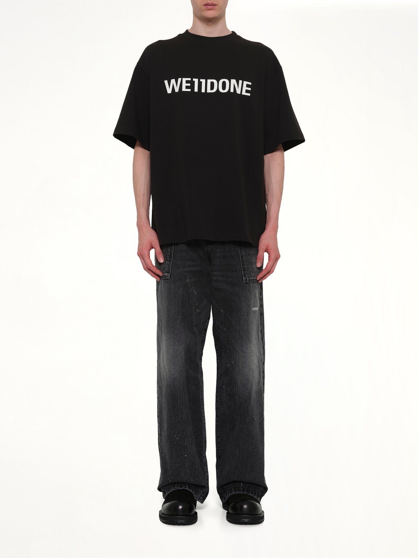 Basic Logo Large T-Shirt in Black