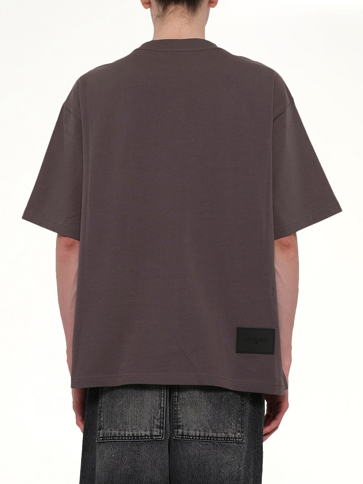 Basic Logo Large T-Shirt in Charcoal