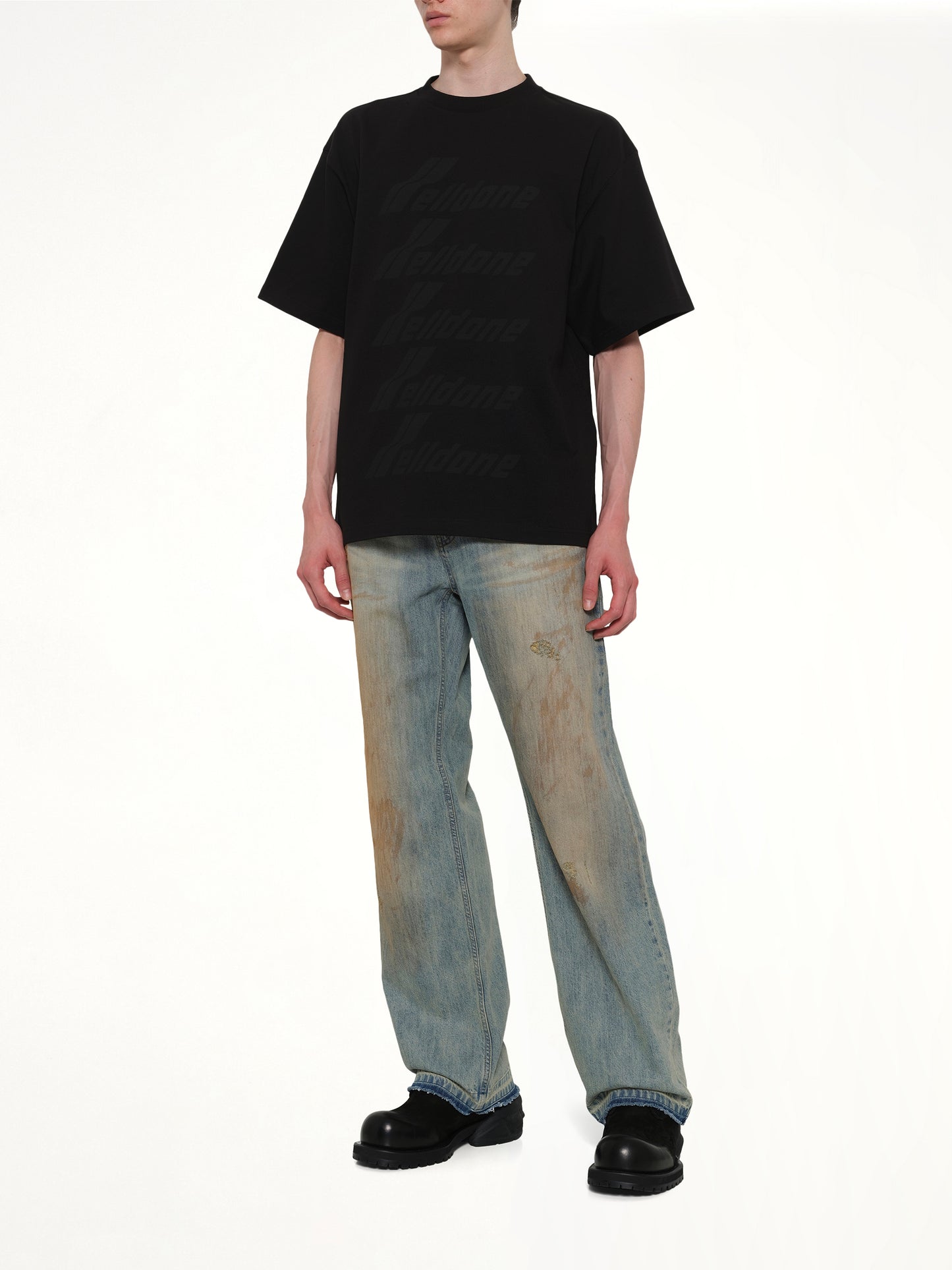 Classic Front Logo T-Shirt in Black