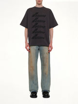 Classic Front Logo T-Shirt in Charcoal