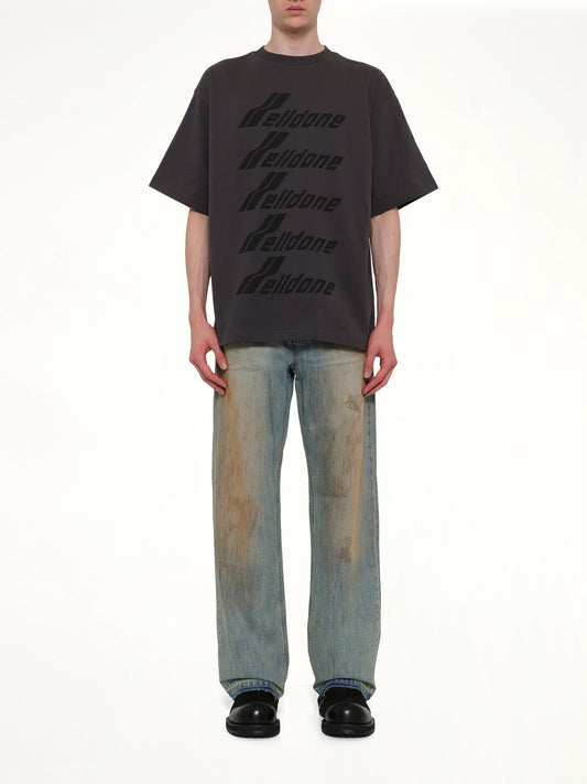 Classic Front Logo T-Shirt in Charcoal