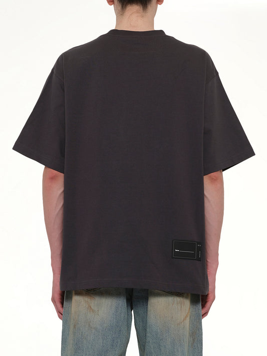 Classic Front Logo T-Shirt in Charcoal