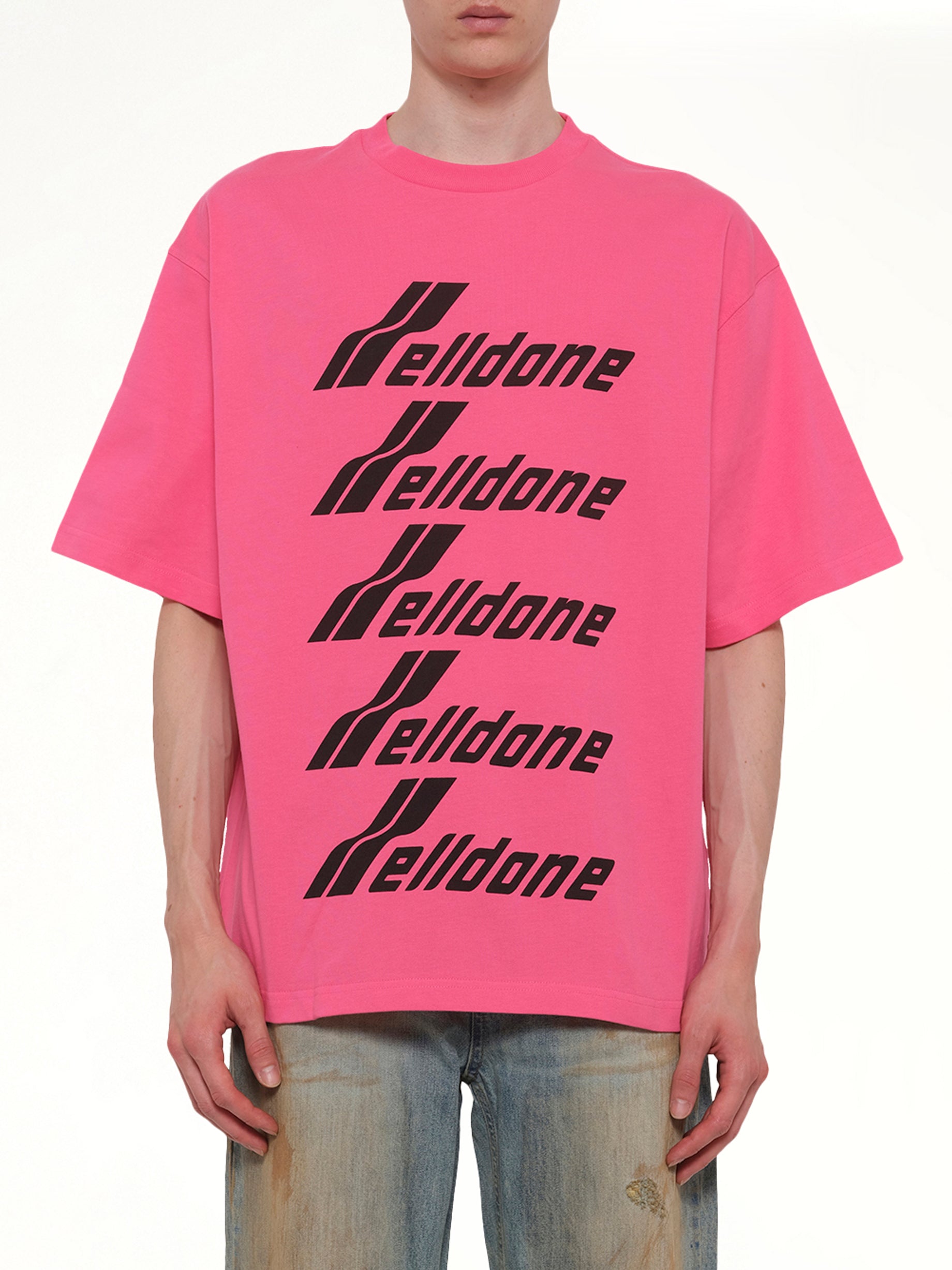 Classic Front Logo T-Shirt in Pink