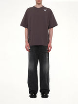 Cotton WD Logo T-Shirt in Charcoal