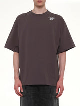 Cotton WD Logo T-Shirt in Charcoal