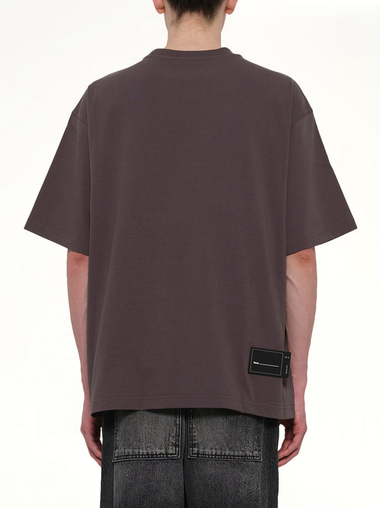 Cotton WD Logo T-Shirt in Charcoal