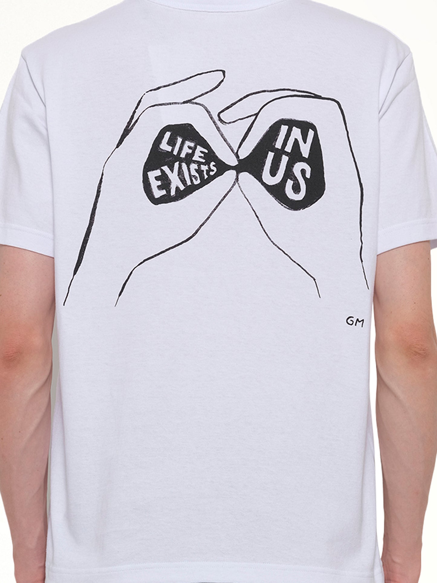 Geoff Sacai Embroidery T-Shirt in White