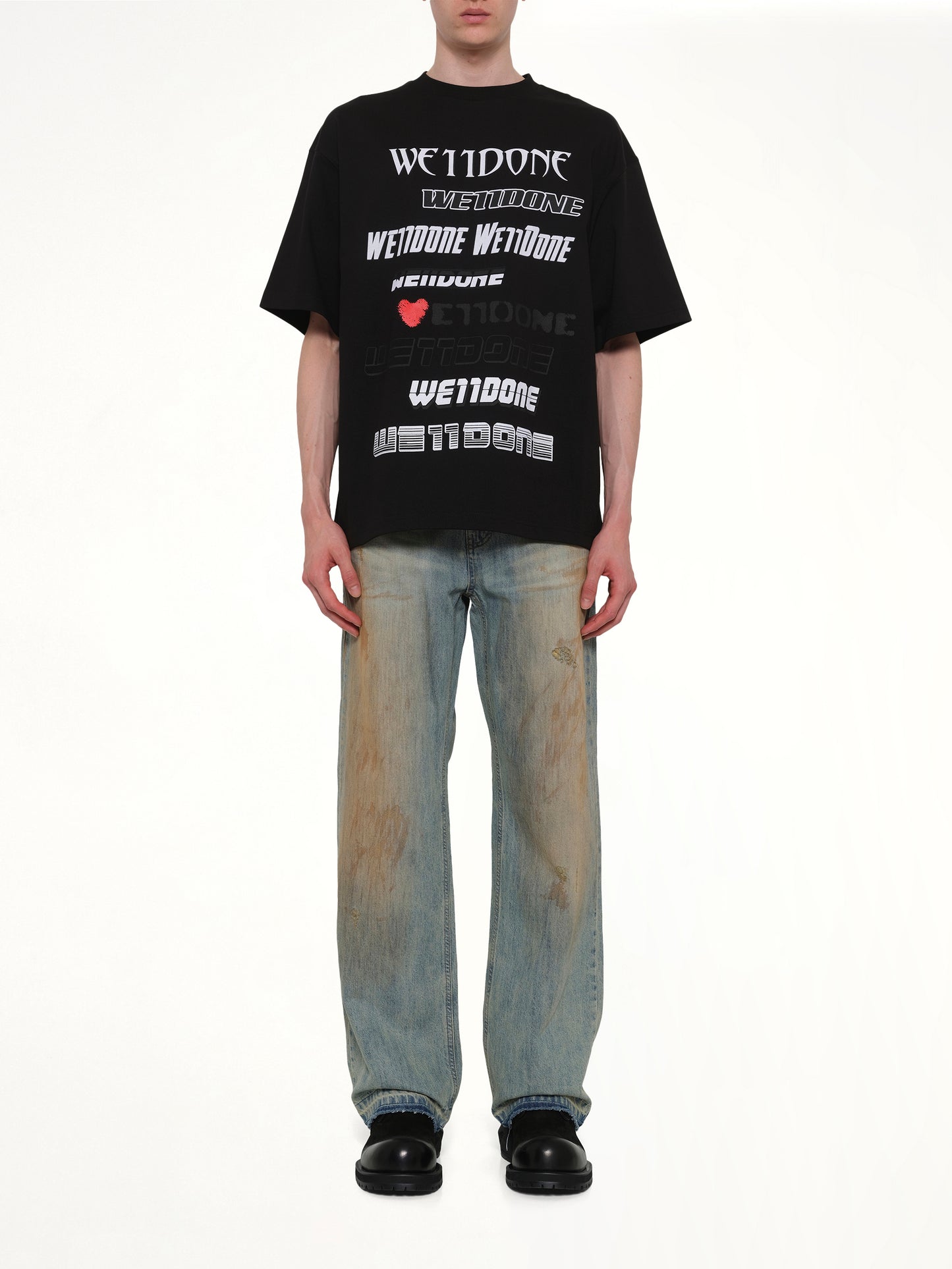 Love Logo T-Shirt in Black