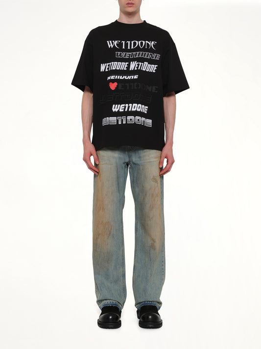 Love Logo T-Shirt in Black