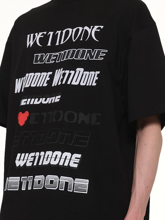 Love Logo T-Shirt in Black