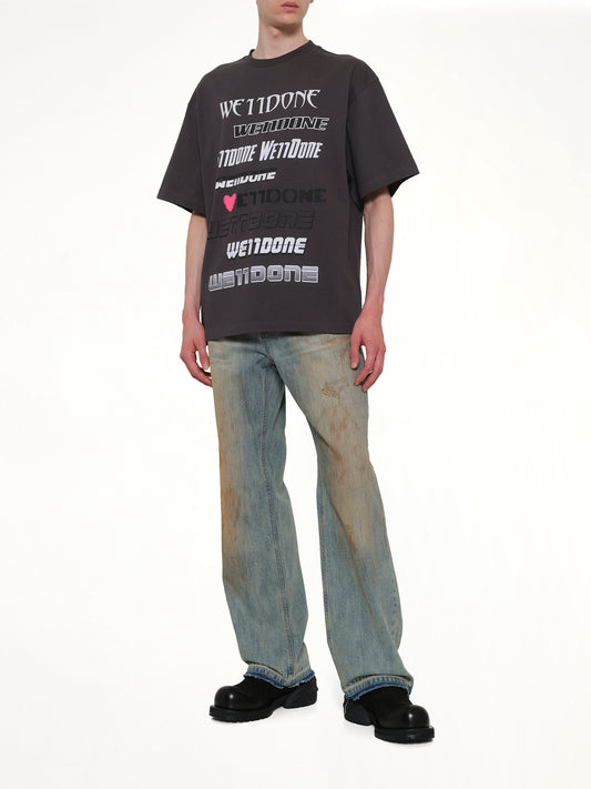 Love Logo T-Shirt in Charcoal