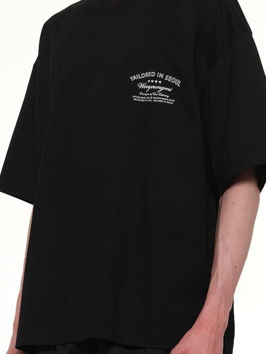 Tailored in Seoul T-Shirt in Black