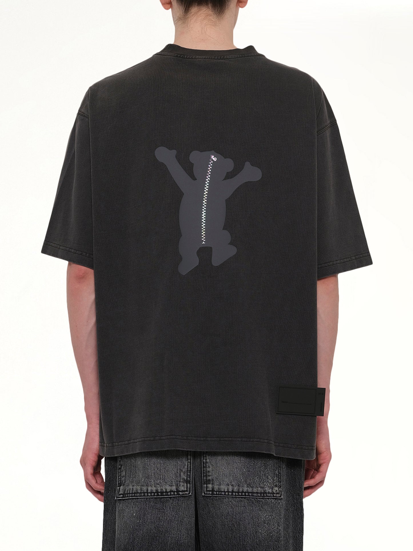 Teddy Logo T-Shirt in Charcoal