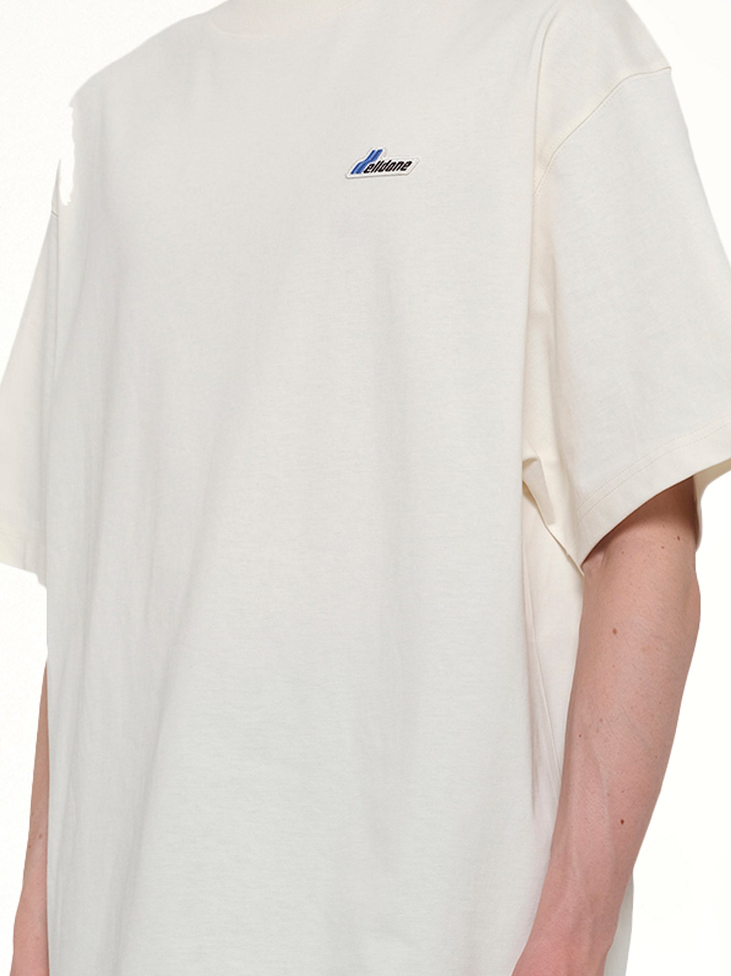 Wapen Logo T-Shirt in Ivory