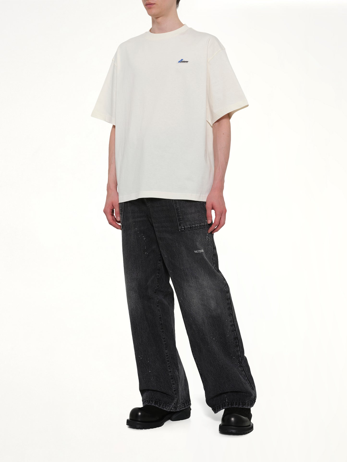 Wapen Logo T-Shirt in Ivory