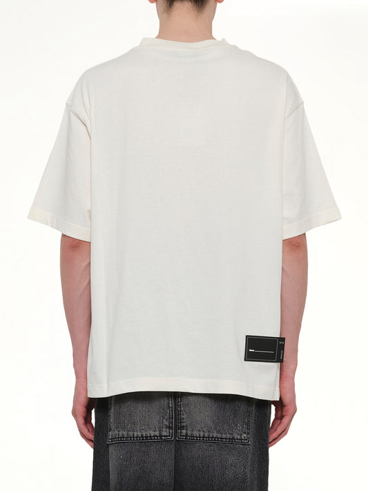 Wapen Logo T-Shirt in Ivory