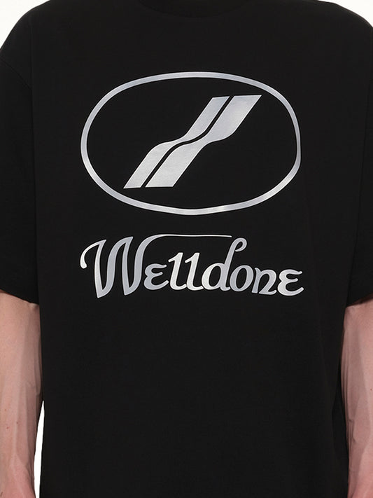 We11done Classic Logo T-Shirt in Black