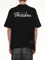 We11done Classic Logo T-Shirt in Black