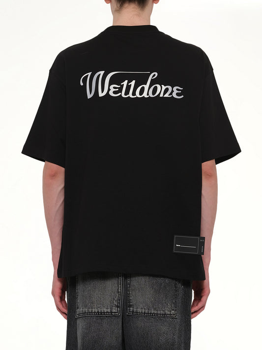 We11done Classic Logo T-Shirt in Black