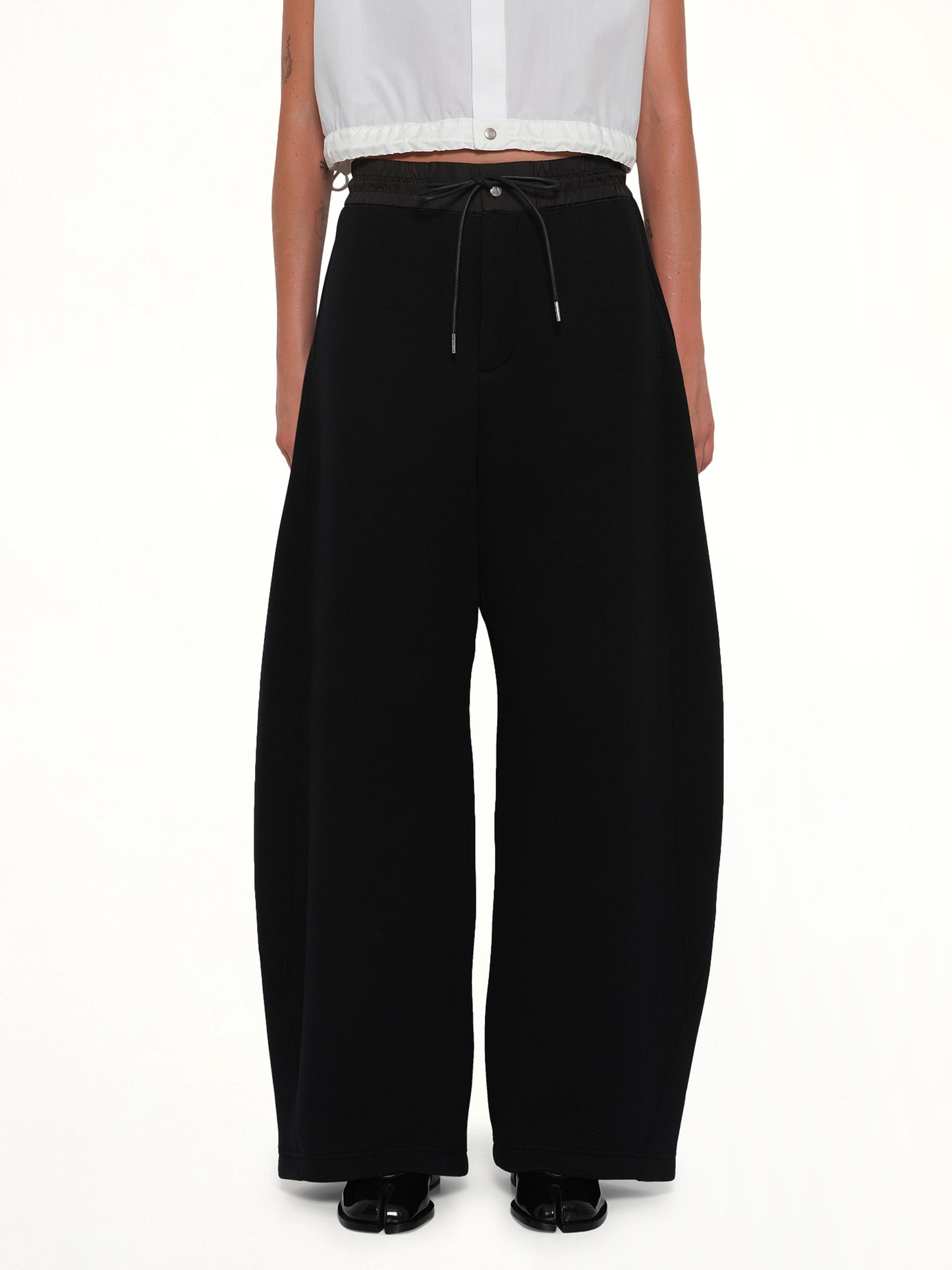 Sponge Barrel Sweatpants in Black