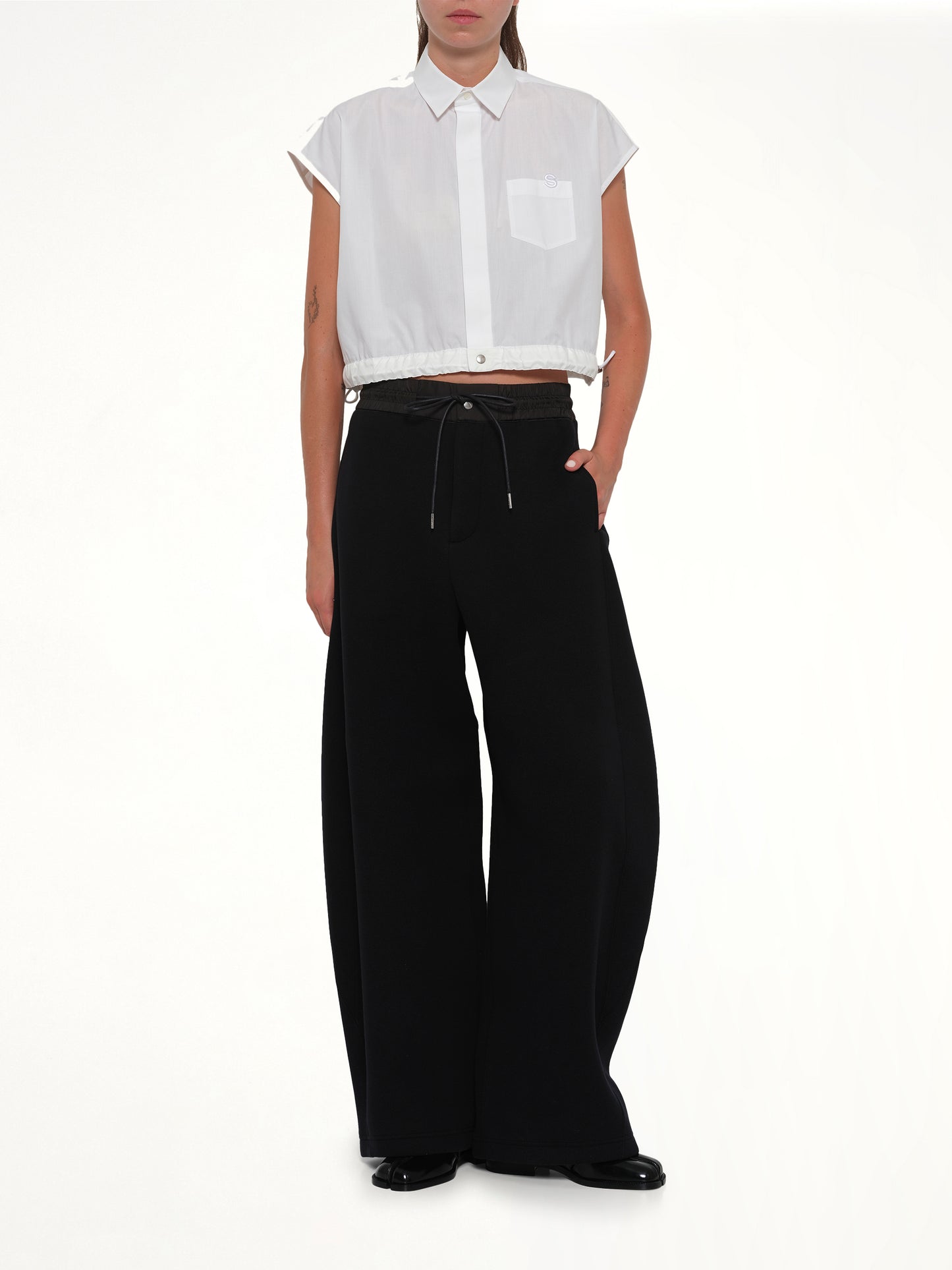 Sponge Barrel Sweatpants in Black