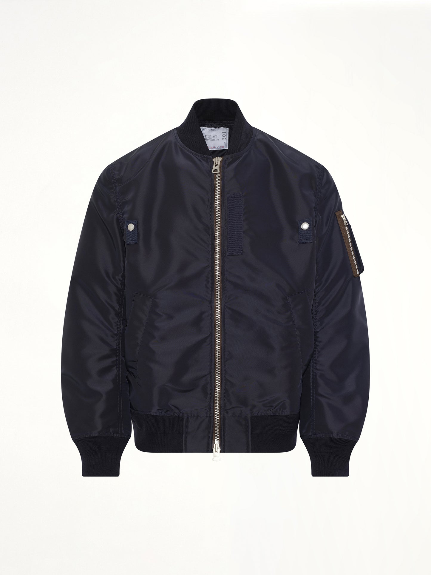 Nylon Twill Blouson in Navy