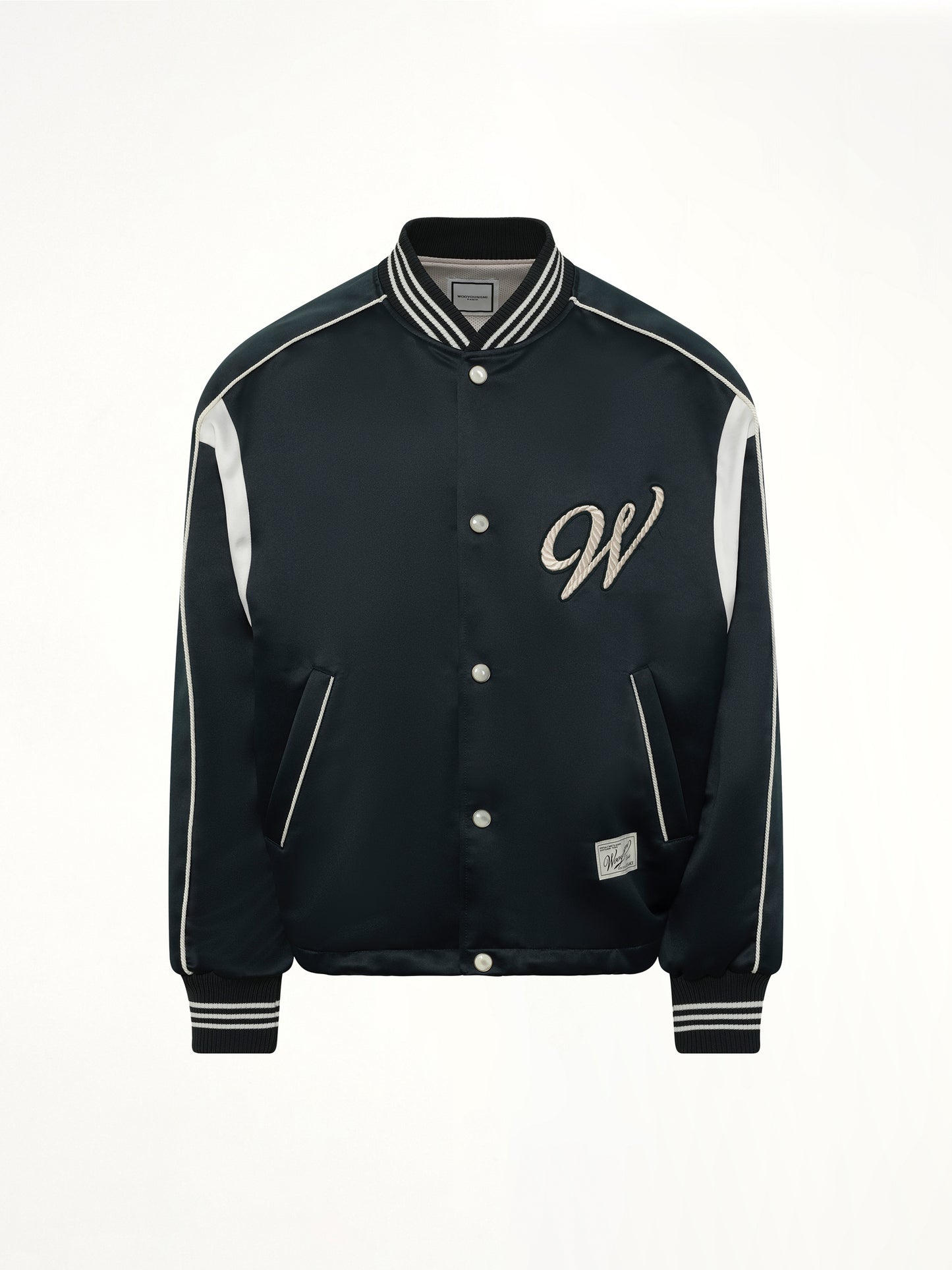 Varsity Jacket in Fresh Green