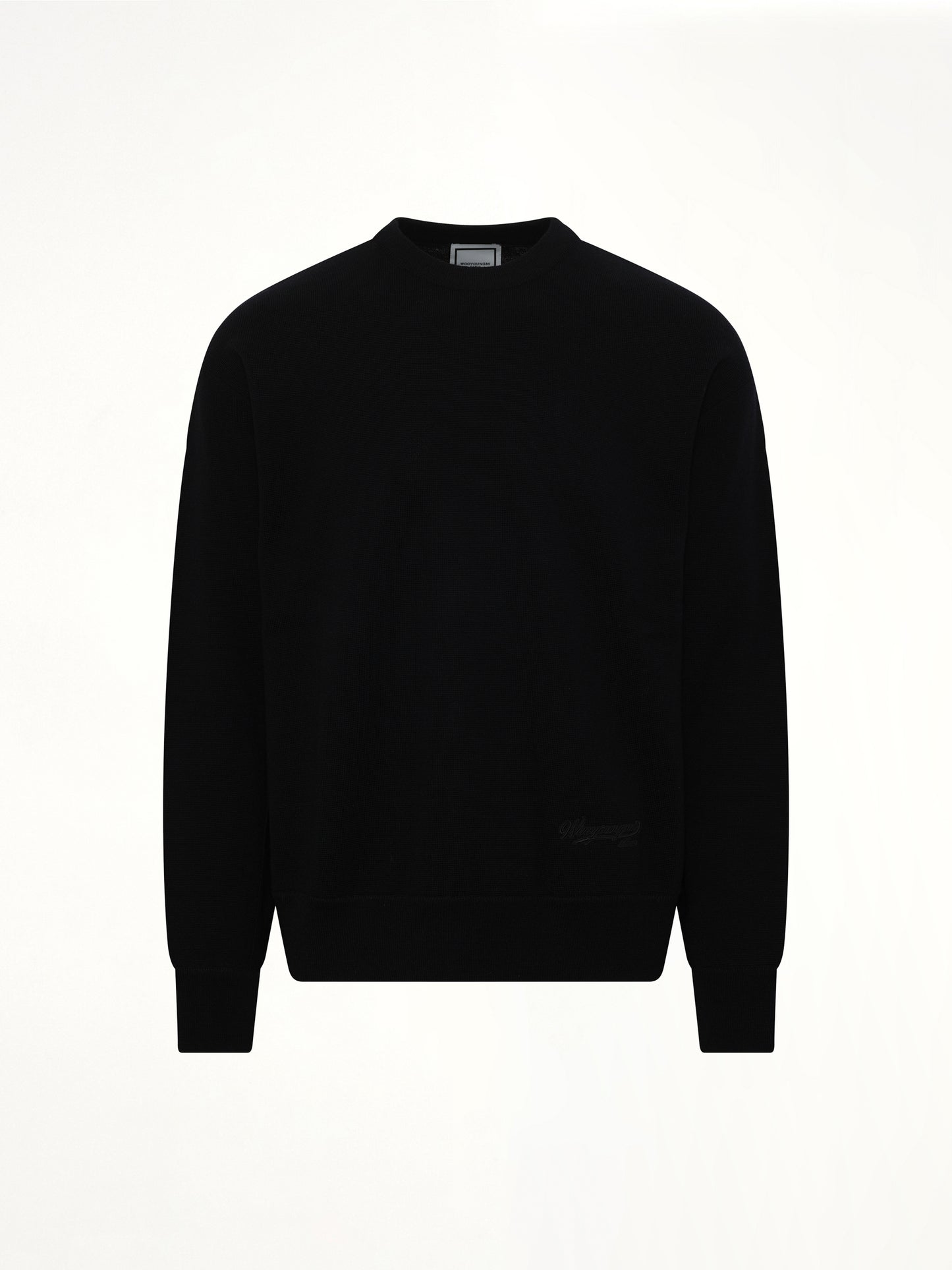 Baseball Logo Sweater in Black
