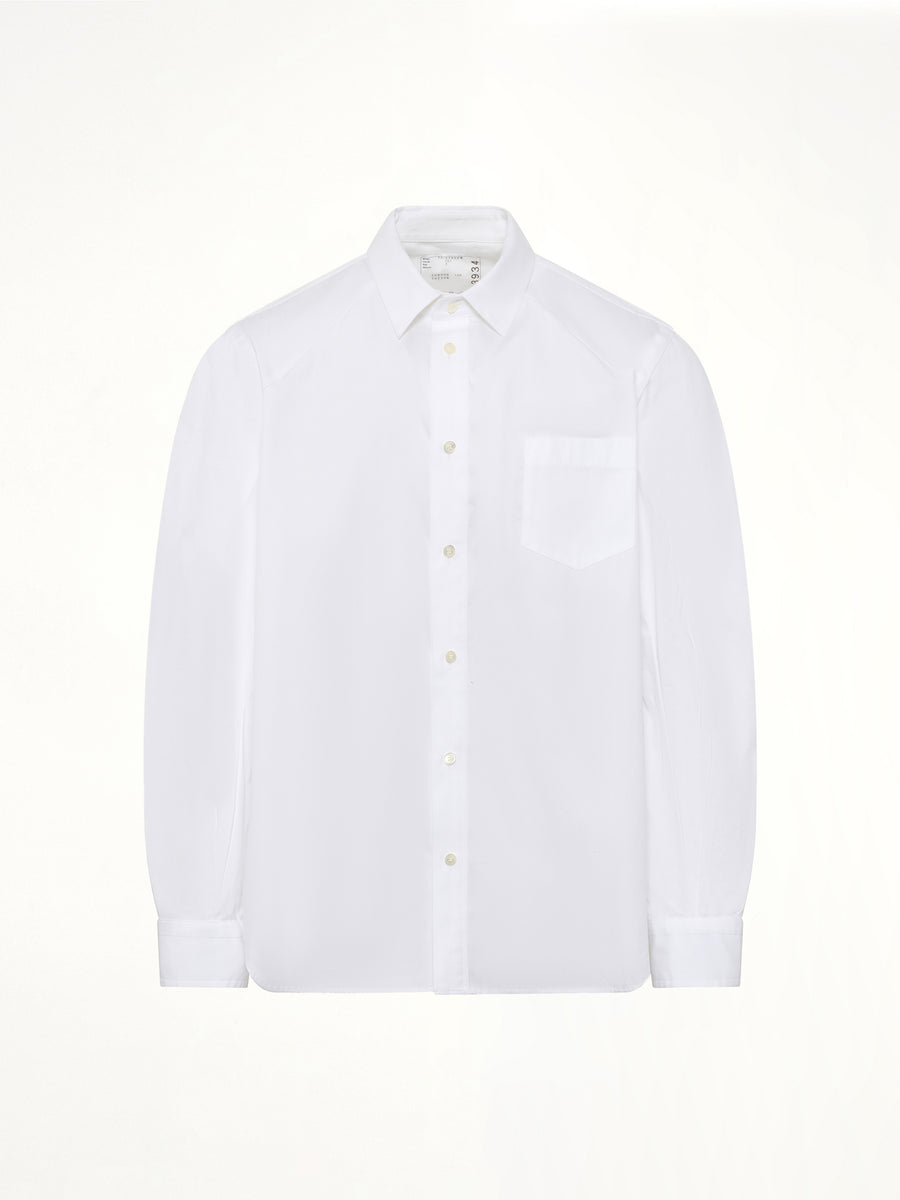 Poplin Shirt in Off White