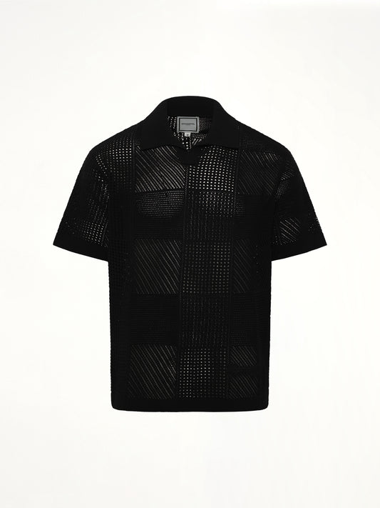 Knitted Shirt in Black