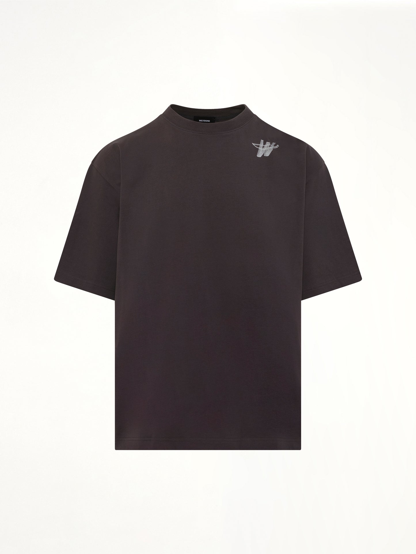 Cotton WD Logo T-Shirt in Charcoal
