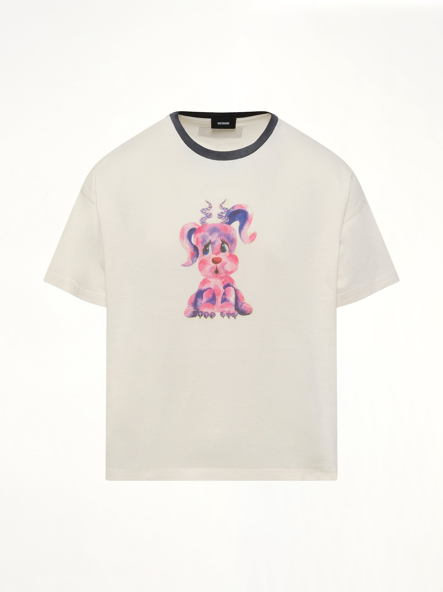 WE11DONE Monster T-Shirt in Black Product Photo from MARAIS