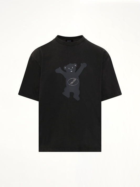 Teddy Logo T-Shirt in Charcoal