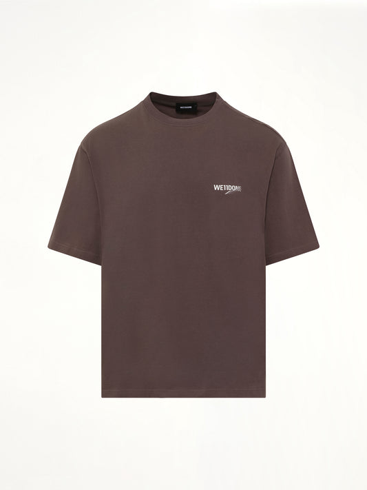 Wave Logo Short Sleeve T-Shirt in Charcoal