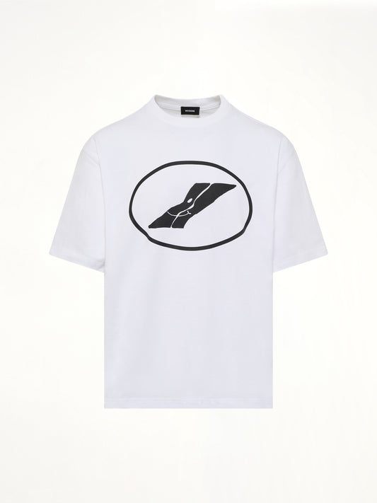 We11done Print T-Shirt in White