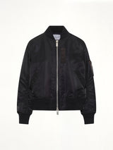 Nylon Twill Blouson in Black