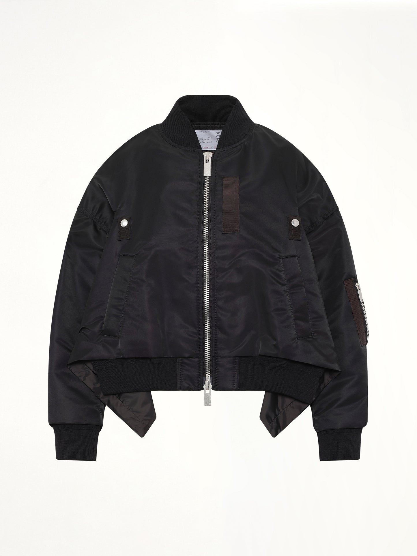 Nylon Twill Blouson in Black