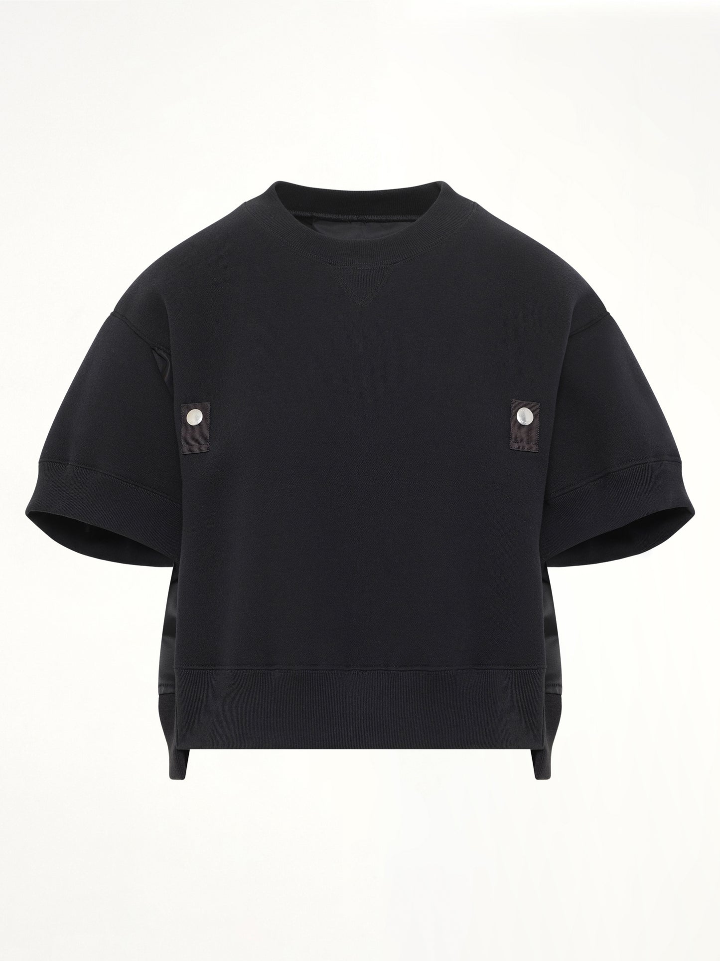 Sponge Sweat Short Sleeve Pullover in Black