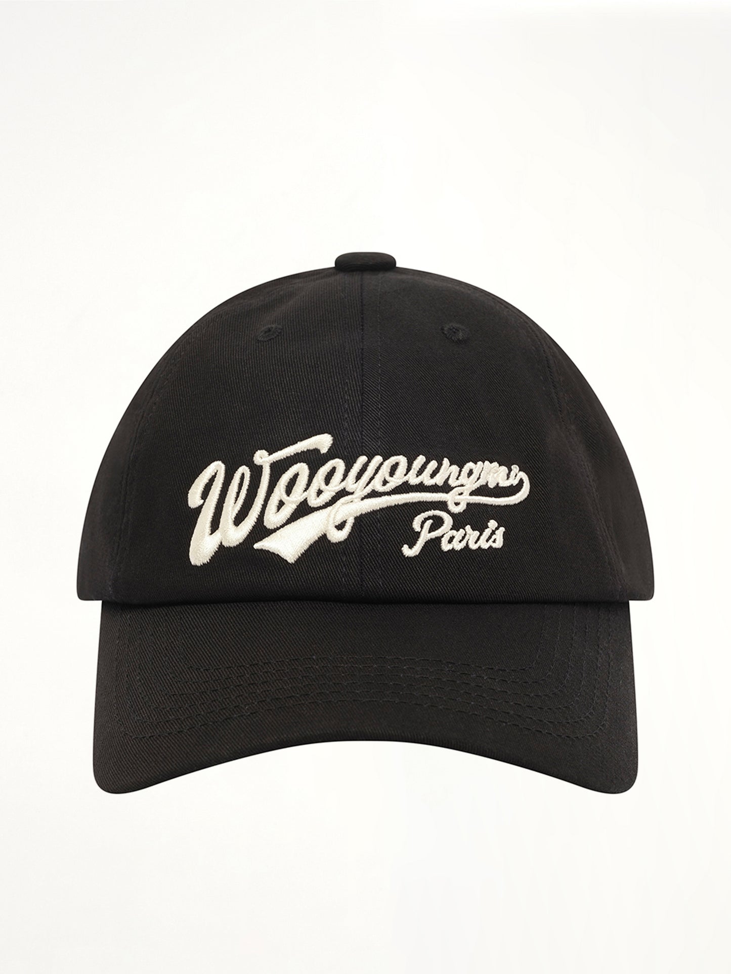 Baseball Logo Cap in Black