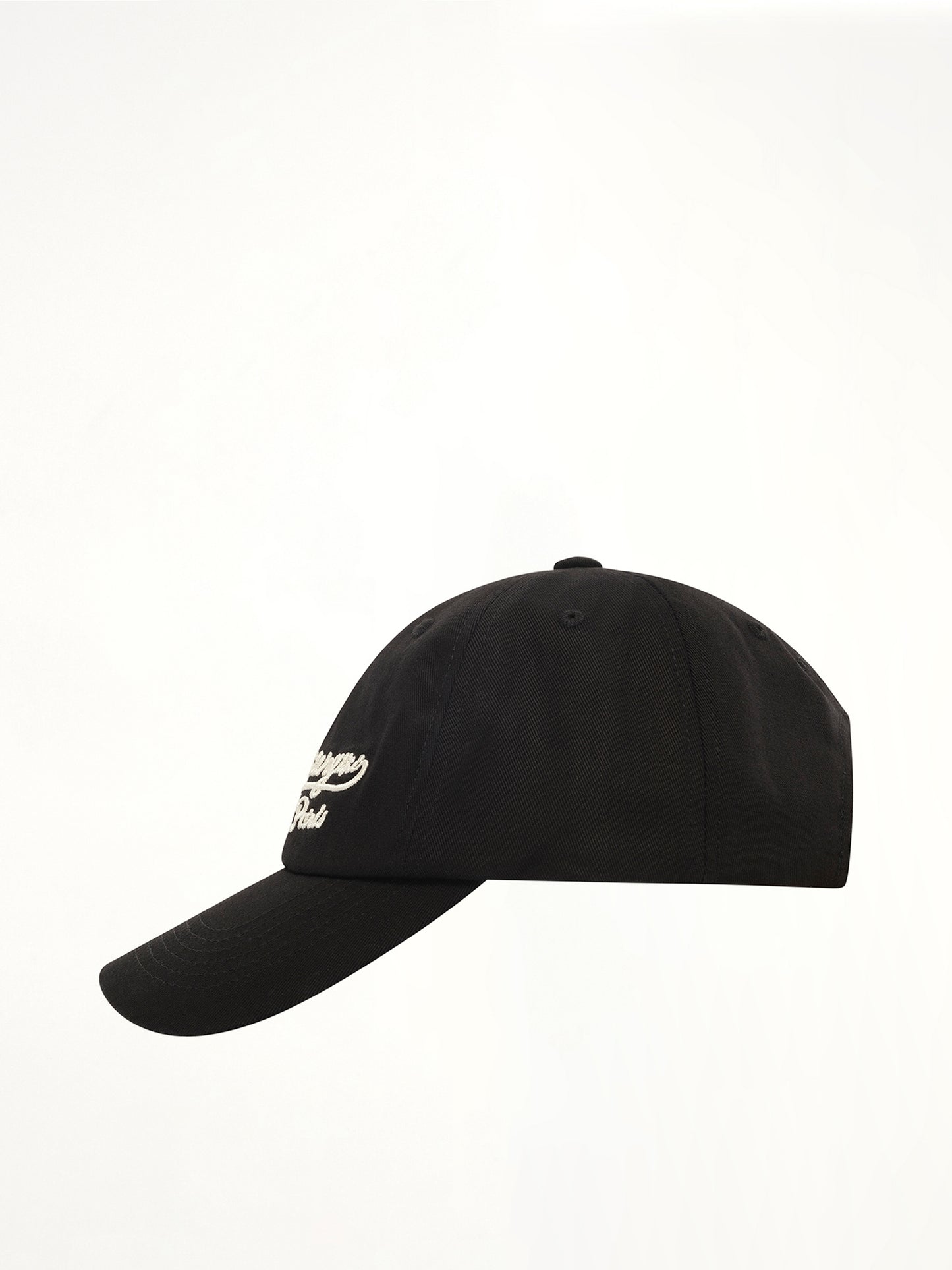 Baseball Logo Cap in Black