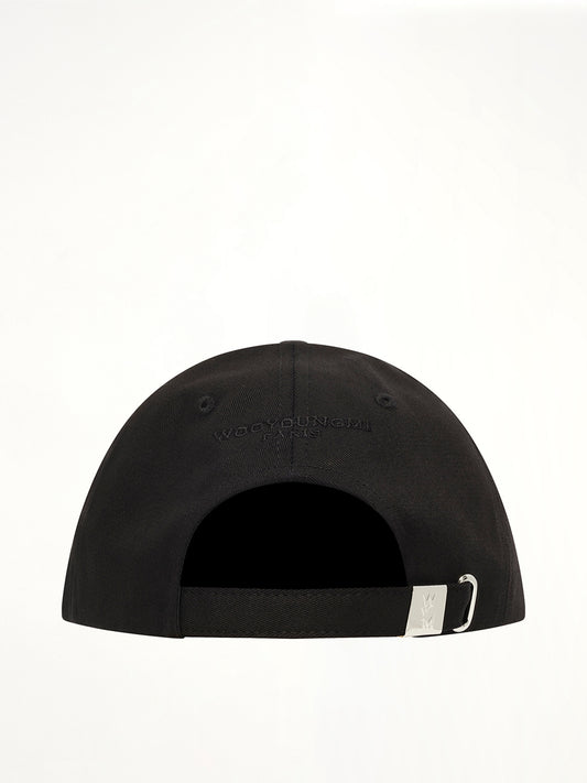 Baseball Logo Cap in Black