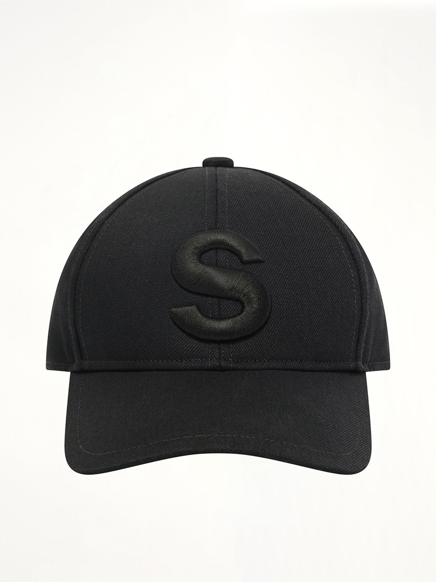 S Denim Cap in Black
