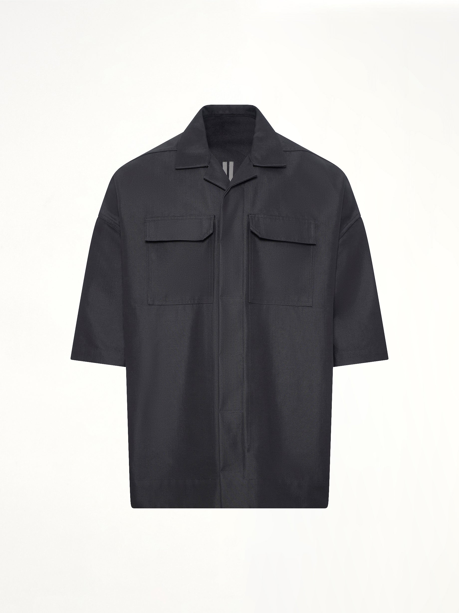 RICK OWENS , Magnum Tommy Shirt in Black Product Photo from MARAIS
