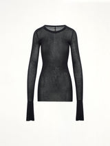 Rib LS T in Black