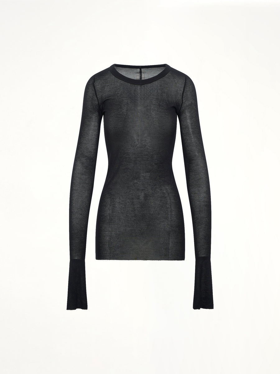 Rib LS T in Black