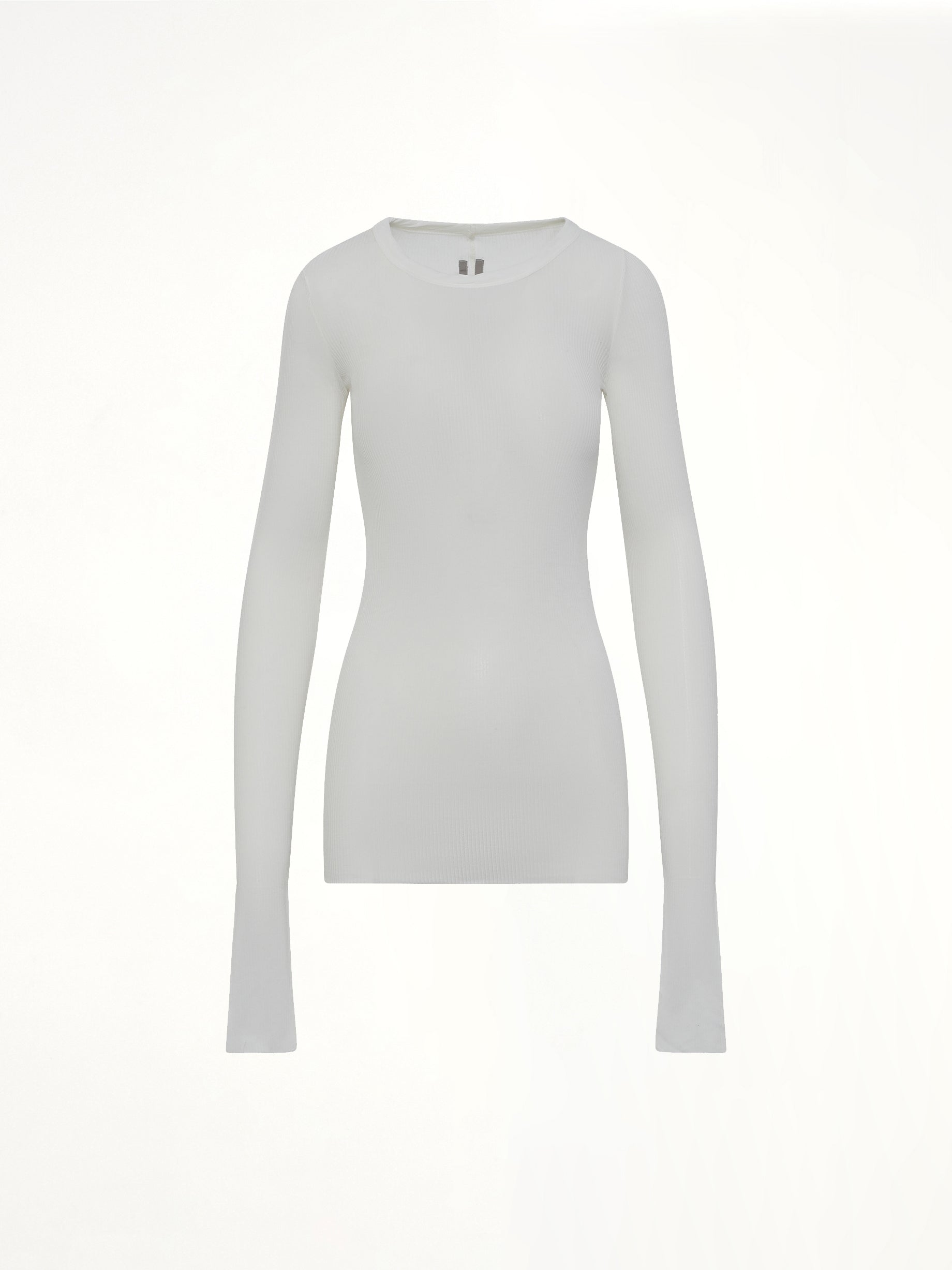 RICK OWENS , Rib LS T in Milk Product Photo from MARAIS